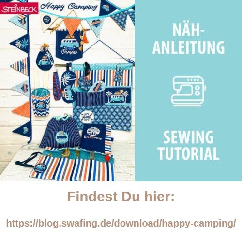 Campingpanel-blau Textiles Anke's Nähbox